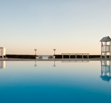 Sunset over the Pool